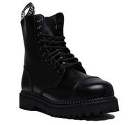 Grinders Mens Bulldog Leather Black Boots 7 UK
