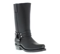 Grinders Renegade Hi Black Unisex Leather Boot Cowboy Western Bikers High Boots 6
