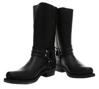 Grinders Renegade Hi Black Unisex Leather Boot Cowboy Western Bikers High Boots