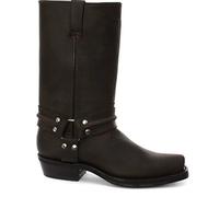 Grinders Renegade Hi Brown Unisex Leather Boot Cowboy Western Bikers High Boots 7