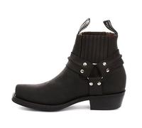 Grinders Renegade Lo Harness Brown Unisex Leather Boot Cowboy Western Bikers Boots 9