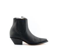 Grinders Unisex Black Western Chelsea Boots- Mustang - Black - UK 6.5 | EU 40 | US 9