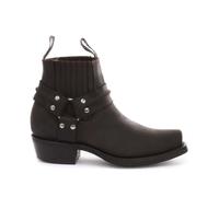 Grinders Unisex Brown Western Leather Boots-Renegade Lo - Size EU 37