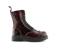 Grinders Unisex Wine Stag ACS Leather Steel Toe Cap Lace Up Boots