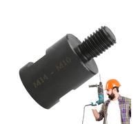 Grinding Attachment for Drilling Machines - Angle Grinder Adapter M10 to M14, Drill Attachment with Extension | Cut Waves for Metal Deburnte, Grinding