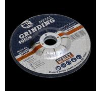 Sealey Depressed Centre Grinding Disc PTC/100G Ø100 x 6mm 16mm Bore – Pack of 1