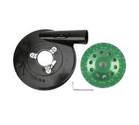 Grinding Dust Shroud Dust Proof Protective Cover for 150 Type Angle Grinders Accessories with Grinding Wheel 190mm Outer Diameter 45mm Pipe Inner Diameter for Angle Grinder