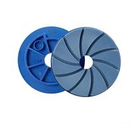Grinding Wheel 5 Inch Snail Lock Edge Pads for Marble and For Concrete Floor, Designed for Use with Automatic Edge Machines in Wet Polishing Applications (Grit 50)