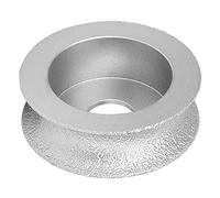 Grinding Wheel, 7.3cm Brazed Diamond Grinding Wheel Concave Abrasive Wheel Bullnose Grinding Wheel Porcelain Bullnose Tool for Stone Ceramic Glass (Concave grinding wheel 2.0)