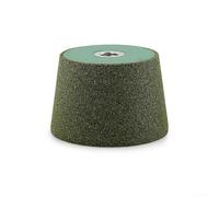 Grinding Wheels 100mm M10 Thread Green Silicon Carbide for 100 Type Angle Grinder 50/100/200 Grit for Tool Sharpening Stone Contour Smoothing(3pcs)