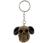 Grindstore 3D Skull-Assorted Designs Keyring, Metal, Mixed, Height 3-3.5cm Width 2.5-4cm