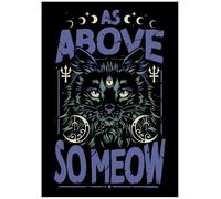 Grindstore As Above So Meow Mini Poster
