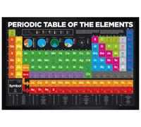 Grindstore Black Wooden Framed Periodic Table Elements - Framed Poster Print, Wall Decor/Art, Home Gift Idea, For Living Room, Bedroom, Home or Office Display