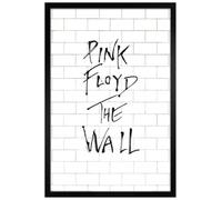 Grindstore Black Wooden Framed Pink Floyd The Wall Album Maxi Poster - Framed Poster Print, Wall Decor/Art, Home Gift Idea, For Living Room, Bedroom, Home or Office Display