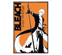 Grindstore Bleach: Thousand-Year Blood War Ichigo Maxi Poster - Black Gloss Framed - Framed Poster Print, Wall Decor/Art, Home Gift Idea, For Living Room, Bedroom, Home or Office Display