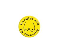 Grindstore Boobies Are My Favourite Badge