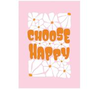Grindstore Choose Happy Mini Poster