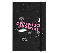 Grindstore Conspiracy Theories A5 Black Hard Cover Notebook 14x21cm
