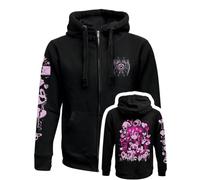 Grindstore Cosmic Boop Love Letters Black Zipped Premium Hoodie