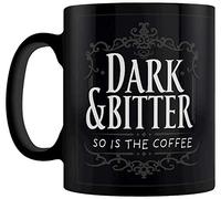 Grindstore Dark & Bitter So is The Coffee Panel Mug Black