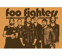 Grindstore Foo Fighters Laminated Maxi Poster - Group Wall Art Print for Home Office Classroom Decoration, Gift Idea, Decorative Print 91.5x61cm