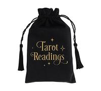 Grindstore FT_51030 Drawstring Pouch | Black Tarot Readings | 1pc, Tartan, standard size