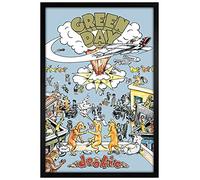 Grindstore Green Day Black Wooden Framed Dookie Maxi Poster 61x91.5cm