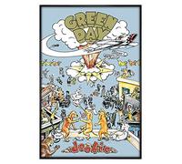 Grindstore Green Day Gloss Black Framed Dookie Maxi Poster 61x91.5cm