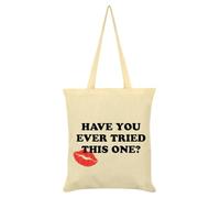 Grindstore Have You Tried This One? Cream Tote Bag