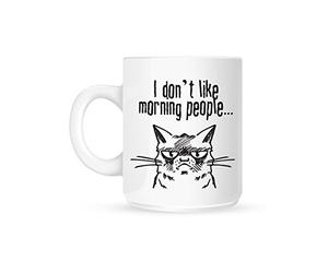 Grindstore I Don't Like Morning People Mug for Tea or Coffee White