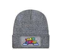 Grindstore I Hate People Heather Grey Beanie Hat
