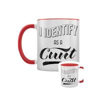 Grindstore I Identify As A C*nt Red Inner 2-Tone Mug