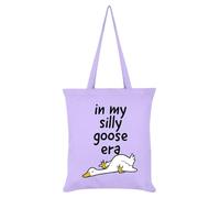 Grindstore In My Silly Goose Era Lilac Tote Bag