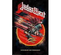 Grindstore Judas Priest Screaming for Vengeance Maxi Poster - Laminated Large Wall Art Print, Wall Decor, Home Office Classroom Decoration, Gift Idea, Decorative Print 91.5x61cm
