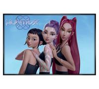 Grindstore K-Pop Demon Hunters (Comeback) Maxi Poster - Black Gloss Framed - Framed Poster Print, Wall Decor/Art, Home Gift Idea, For Living Room, Bedroom, Home or Office Display