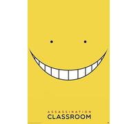 Grindstore Laminated ASSASSINATION CLASSROOM Koro Smile Maxi Poster Large Wall Art Print, Wall Decor, Home Office Classroom Decoration, Gift Idea, Decorative Print 91.5x61cm