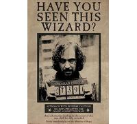 Grindstore Laminated Harry Potter Wanted Sirius Black Maxi Poster Large Wall Art Print, Wall Decor, Home Office Classroom Decoration, Gift Idea, Decorative Print 91.5x61cm