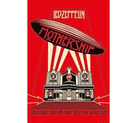 Grindstore Laminated Led Zeppelin Mothership Red Maxi Poster Large Wall Art Print, Wall Decor, Home Office Classroom Decoration, Gift Idea, Decorative Print 91.5x61cm