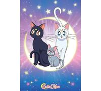 Grindstore Laminated Sailor Moon Luna, Artemis and Diana Maxi Poster