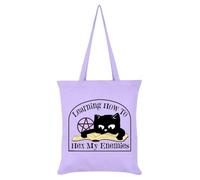 Grindstore Learning How To Hex My Enemies Lilac Tote Bag