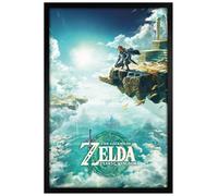 Grindstore Legend of Zelda Tears of the Kingdom Hyrule Skies Maxi Poster 61x91.5cm - Black Wooden Framed