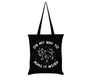 Grindstore Little Shadow On My Way To Make It Weird Black Tote Bag