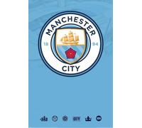Grindstore Manchester City Club Crest Maxi Poster - Laminated Large Wall Art Print, Wall Decor, Home Office Classroom Decoration, Gift Idea, Decorative Print 91.5x61cm