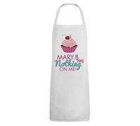Grindstore Mary B Has Nothing On Me Apron White 60x84.5cm