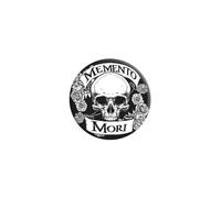 Grindstore Memento Mori Skull Badge