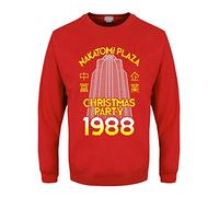 Grindstore Men's Nakatomi Plaza Red Christmas Sweater