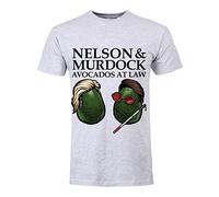 Grindstore Men's Nelson & Murdock Avocados At Law T-Shirt Grey