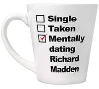 Grindstore Mentally Dating Richard Madden White Tea or Coffee Latte Mug