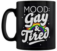 Grindstore Mood: Gay & Tired Mug Black