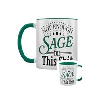 Grindstore Not Enough Sage for This Shit Green Inner 2-Tone Ceramic Mug